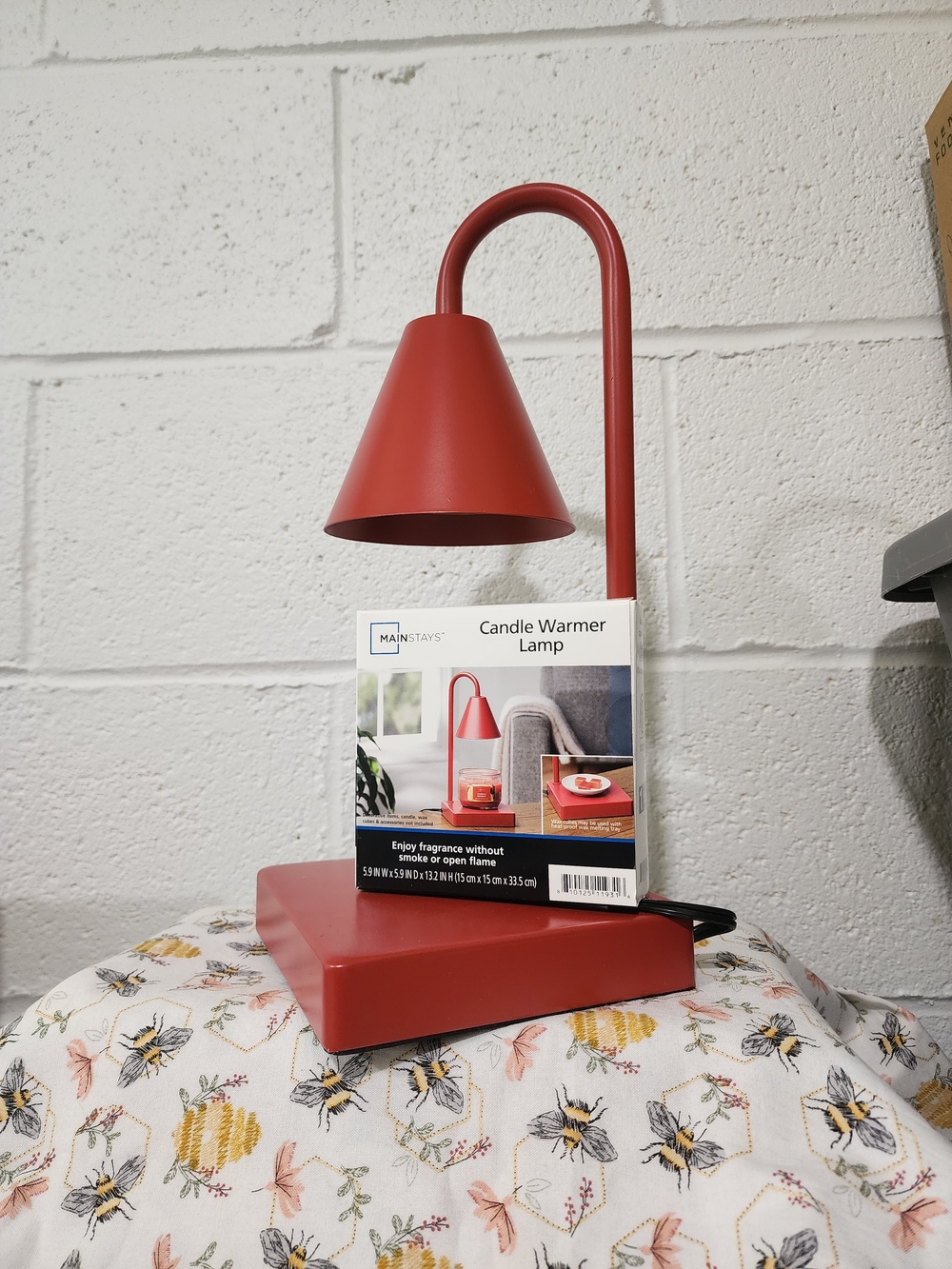 Mainstays Red Candle Warmer Lamp